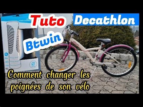 Comment changer les poignées de son vélo Btwin .